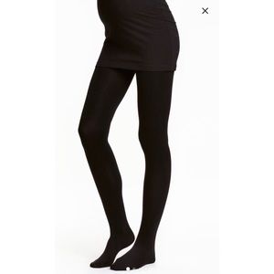 H&M mama maternity tights, like new